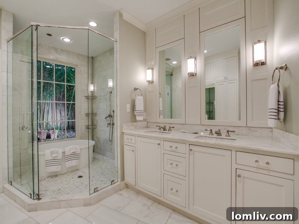 Decadent Master Bathroom with Japanese Soaking Tub
