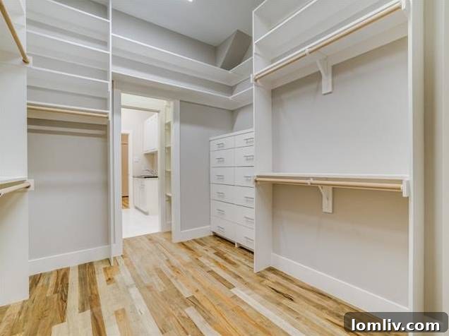 Expansive Master Closet with Ample Storage