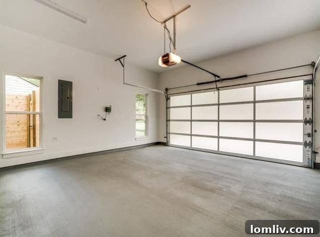 Spacious Two-Car Garage