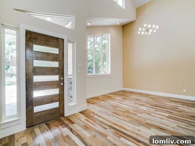 Bright Living Room with Hardwood Floors