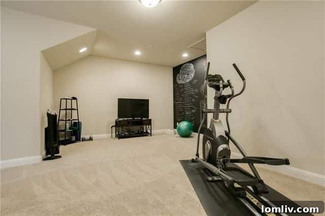 5300 Sutton Home Gym - Versatile Flex Space or Potential Third Bedroom