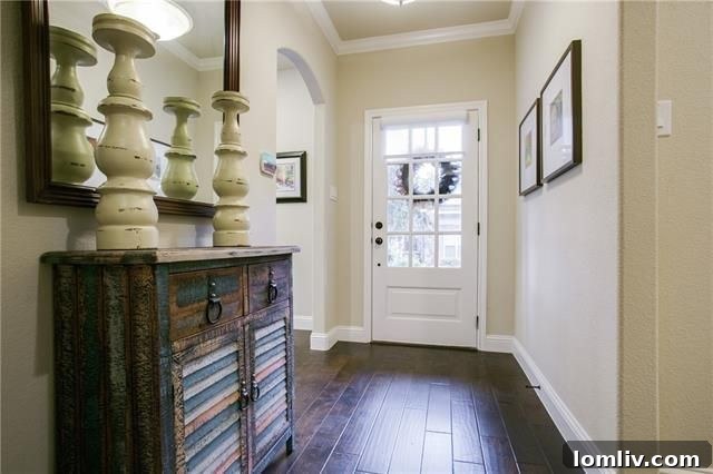 5300 Sutton Entry - Welcoming Foyer of a Distinctive Frisco Home