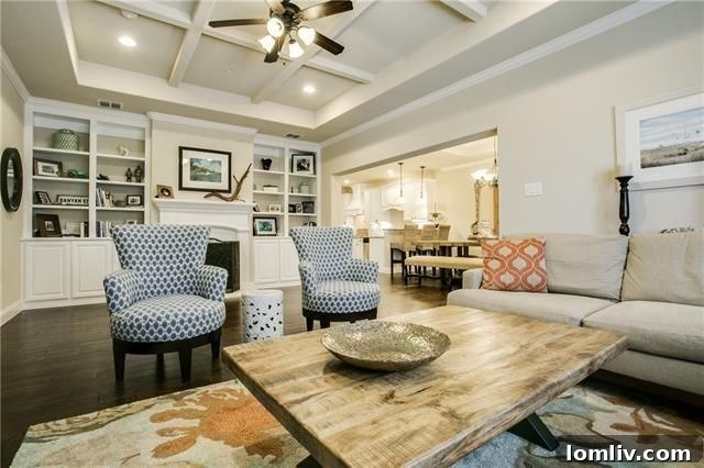 5300 Sutton Living Area 1 - Modern Comfort in a Tudor Patio Home