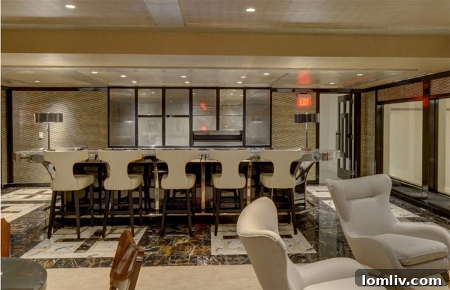 Stoneleigh Residences opulent clubroom