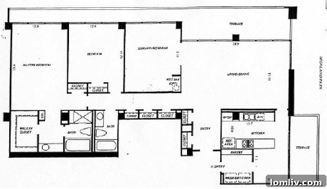 Interior view of a Warrington unit