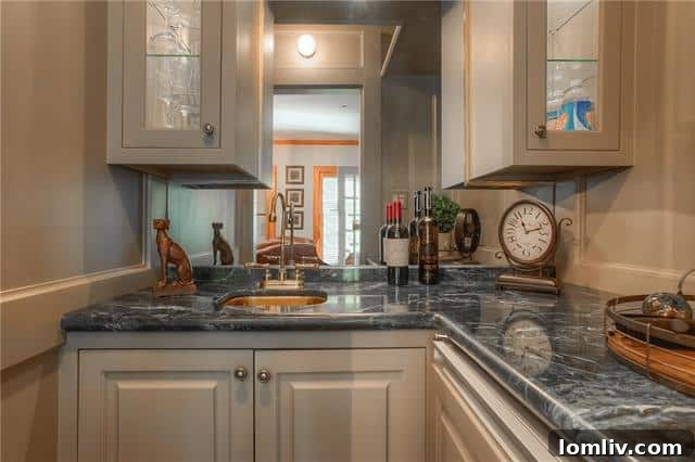 Elegant Wet Bar for Effortless Entertaining