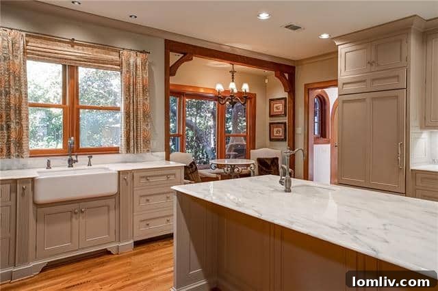 Gourmet Kitchen with Wolf Range and Marble Counters
