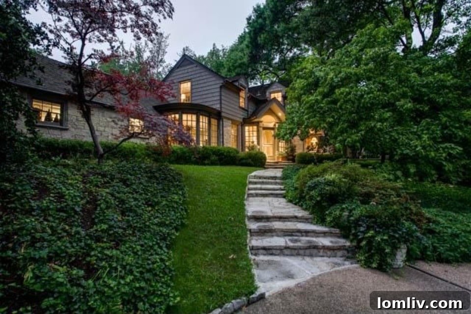 Historic traditional home by Goodwin & Tatum at 3500 Rock Creek Drive, Dallas