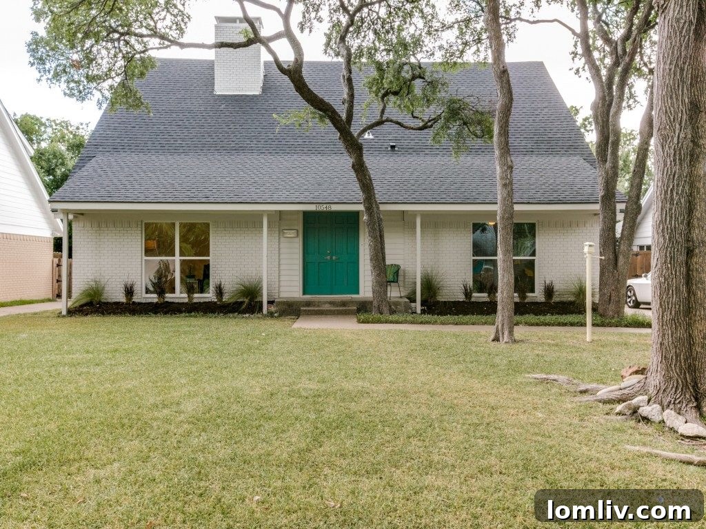 Lochwood, Dallas'ta Modernize Edilmiş Ranç Ev