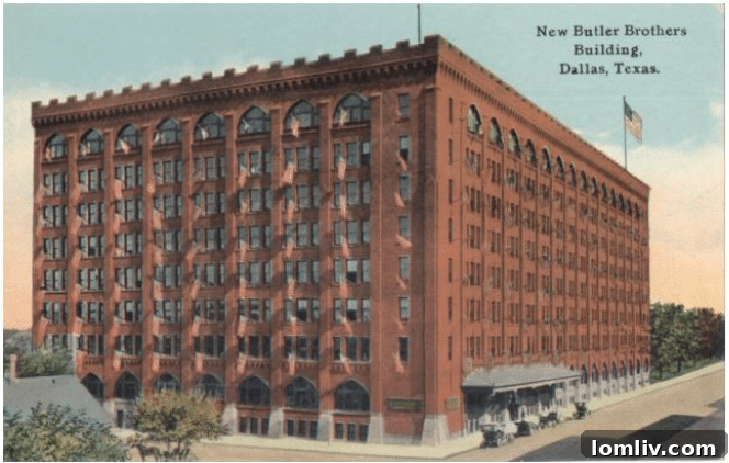 The historic Butler Brothers Building in downtown Dallas, offering luxury loft living.