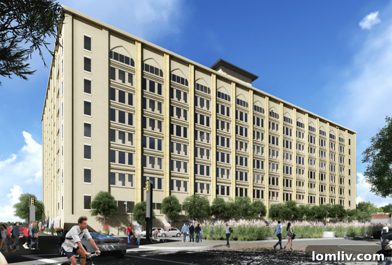 The impressive facade of the Butler Brothers Building, a cornerstone of downtown Dallas development.