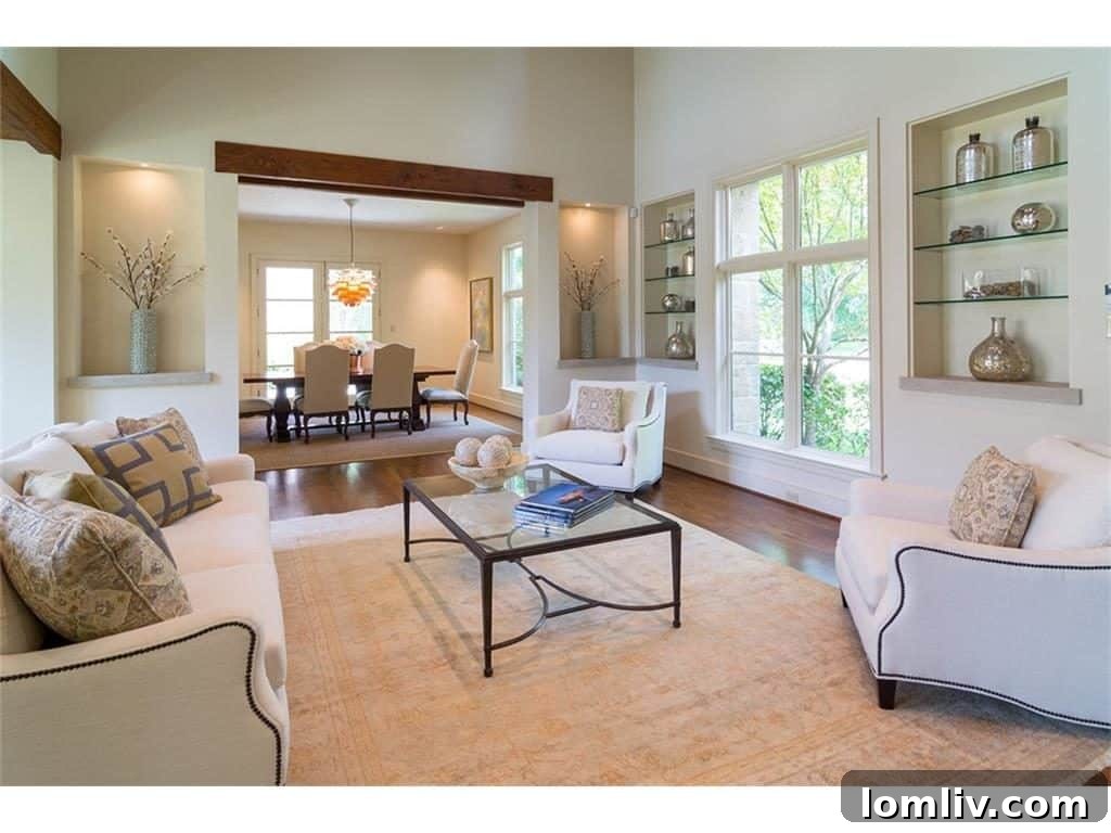 Bright Interior Spaces with Garden Views