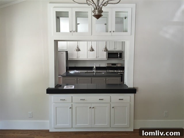 Spacious and modern kitchen design at 2700 College Avenue with a large island