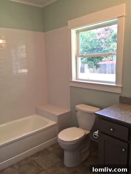 Bathroom with light fresco palette and modern fixtures at 2700 College Avenue