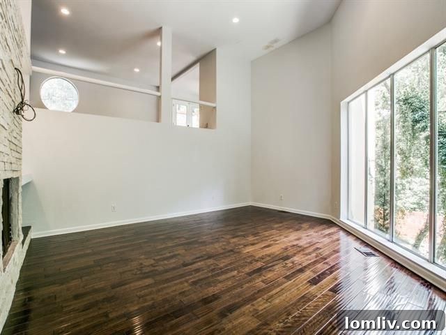 Bright and airy interior showcasing the open floor plan