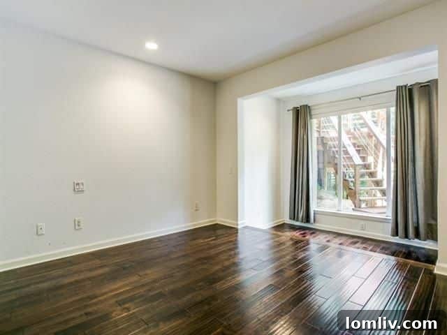 Comfortable and well-appointed ground-level master bedroom