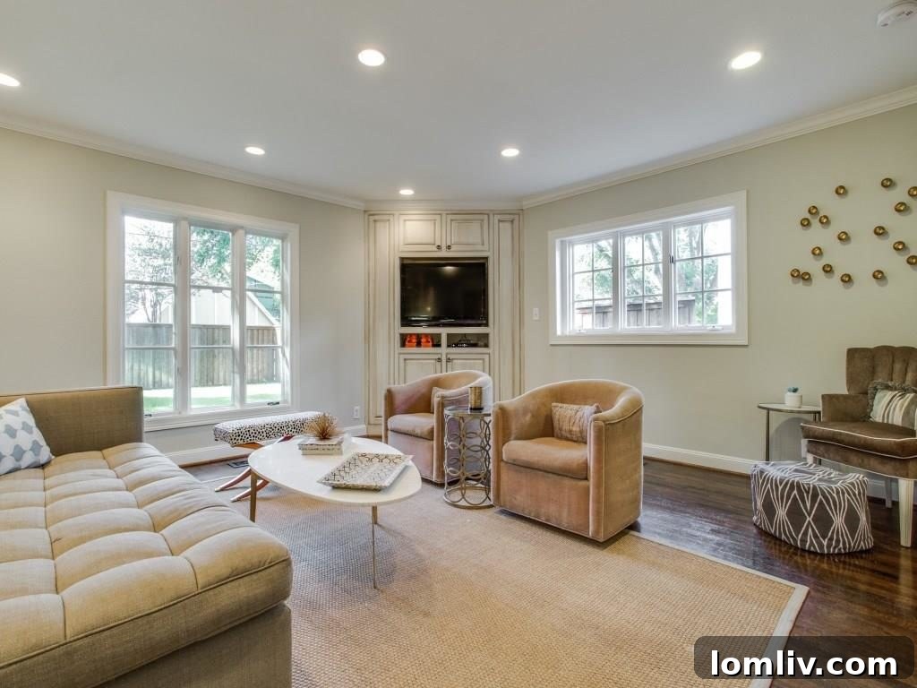 Comfortable and Stylish Family Living Space