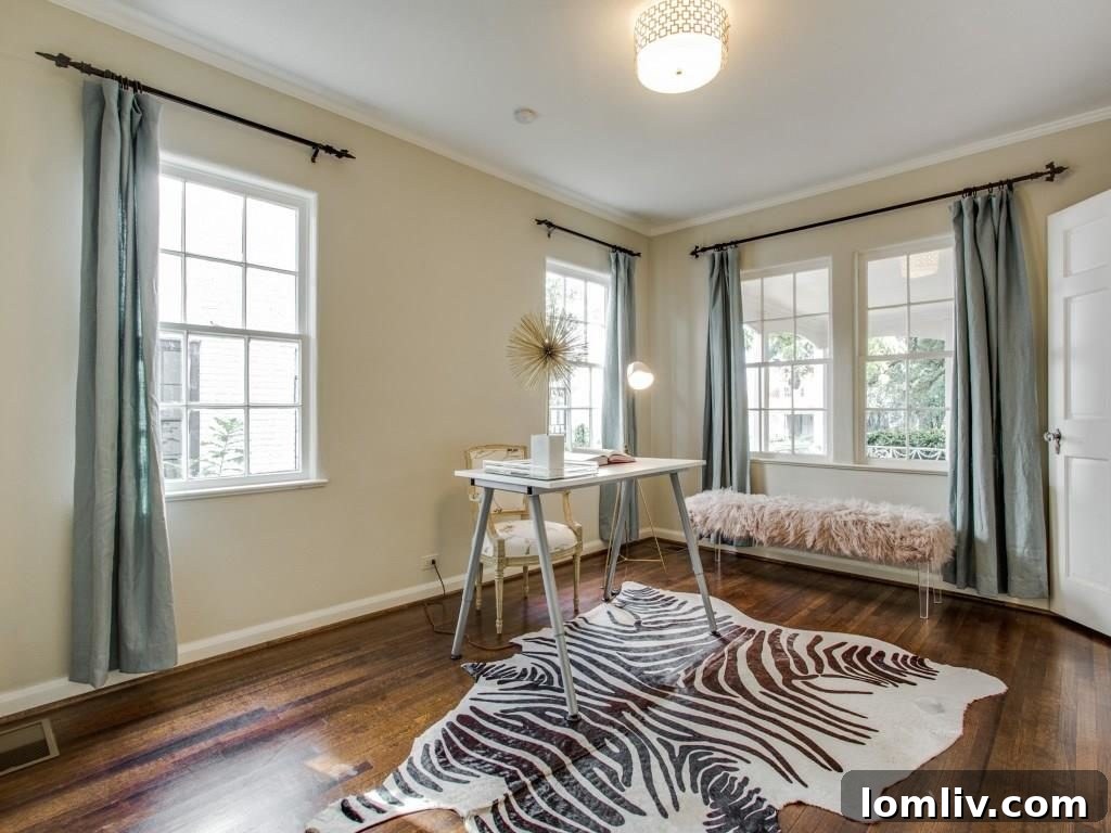 Dedicated First-Floor Home Office Space