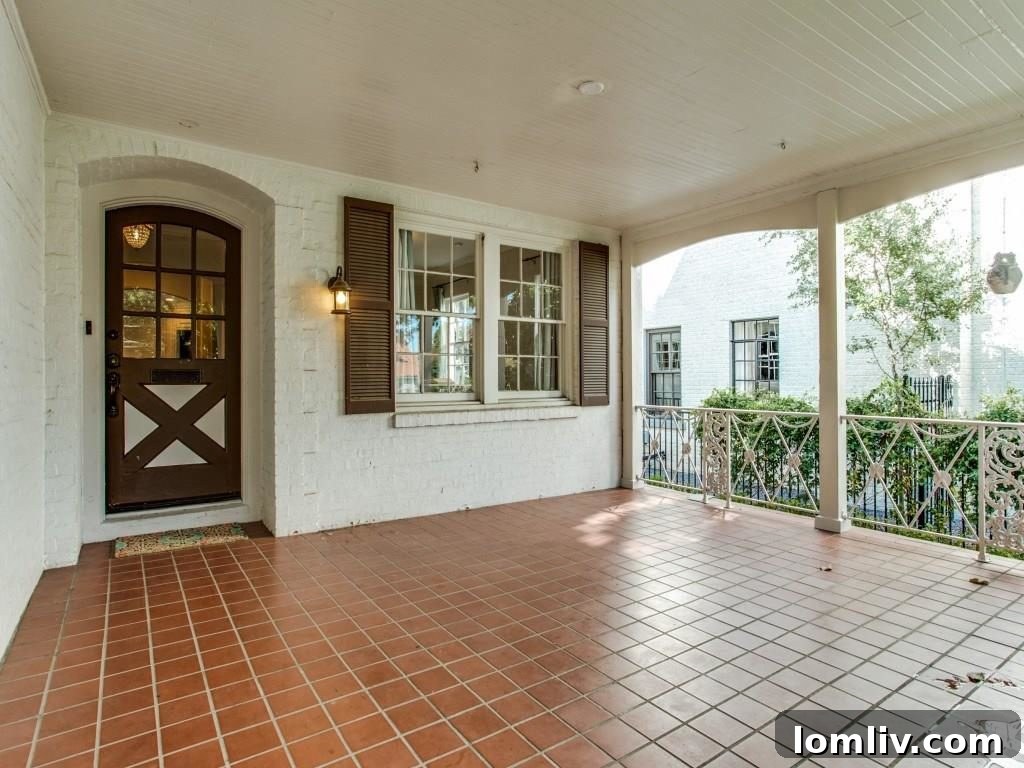 Elegant Entryway of Lakewood Modern Tudor Home