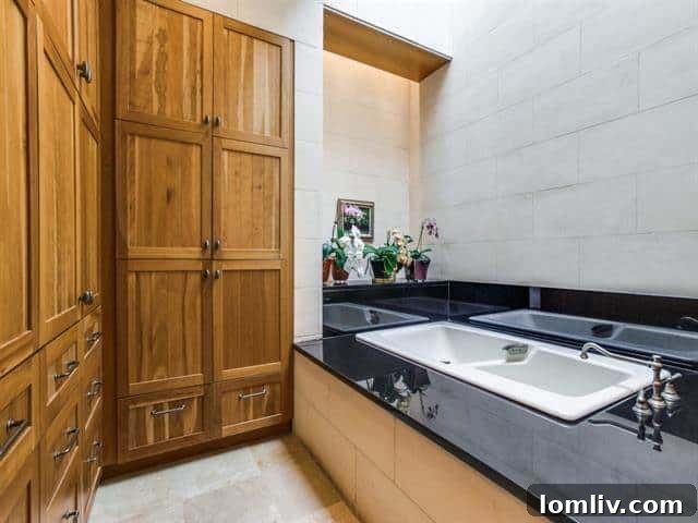 North Dallas Peak: Bionic Alpine Estate Merges Colorado Serenity with an Expansive Wardrobe 20 Forest Creek Place - Luxurious Master Tub