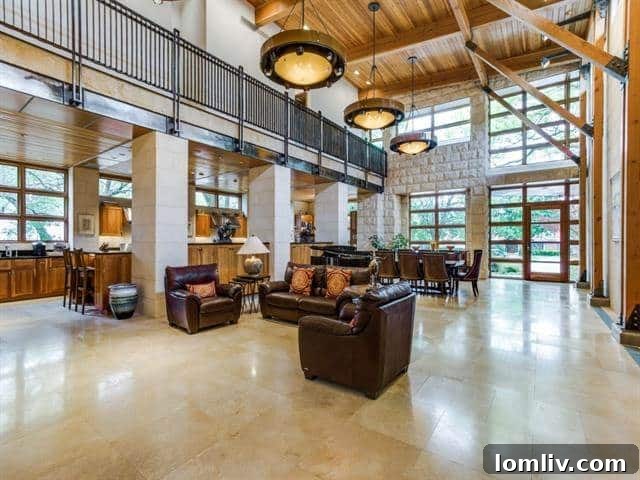 North Dallas Peak: Bionic Alpine Estate Merges Colorado Serenity with an Expansive Wardrobe 4 Forest Creek Place - Expansive Great Room