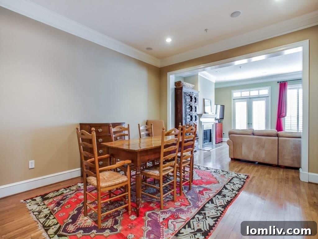 Elegant Dining Area in Condo