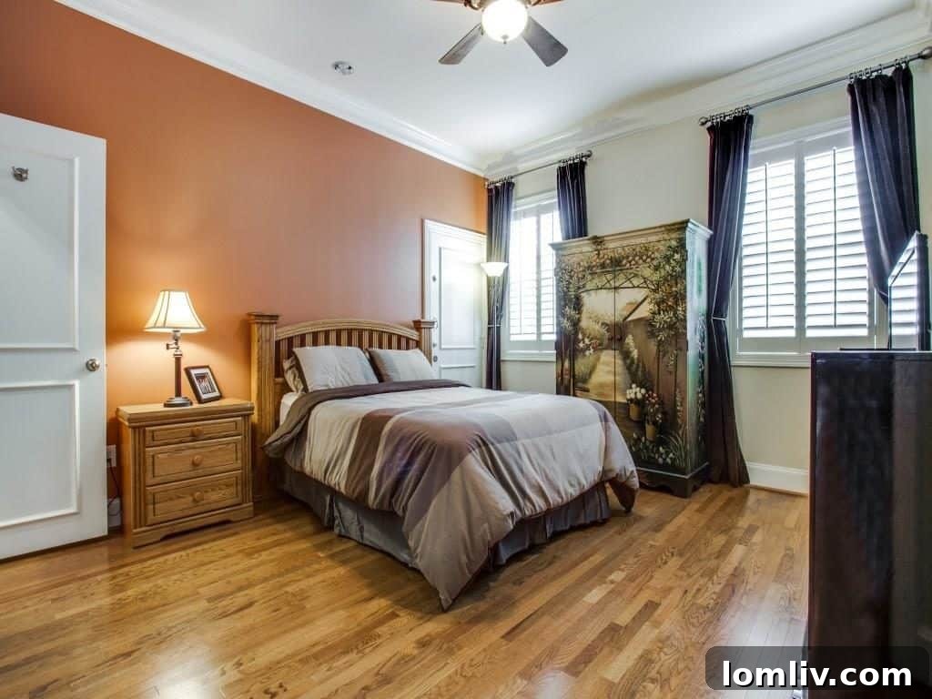 Spacious Master Bedroom in Uptown Condo