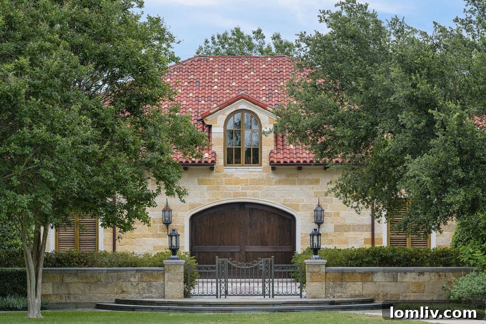 Italian villa in Dallas by Richard Drummond Davis