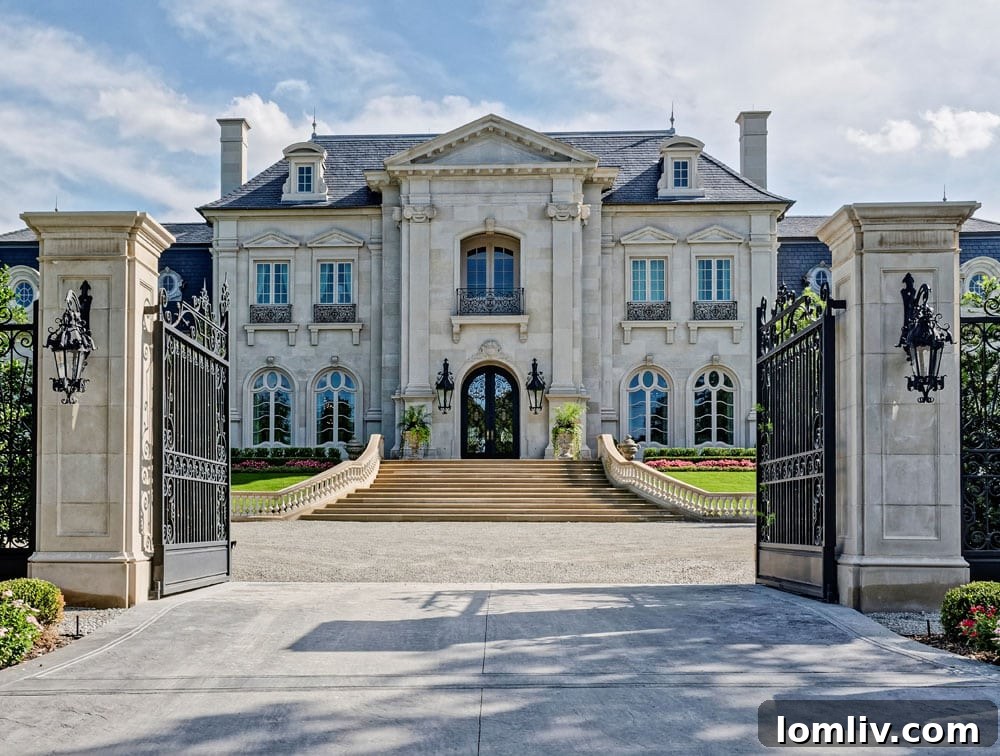 French Classical House in Dallas designed by Richard Drummond Davis