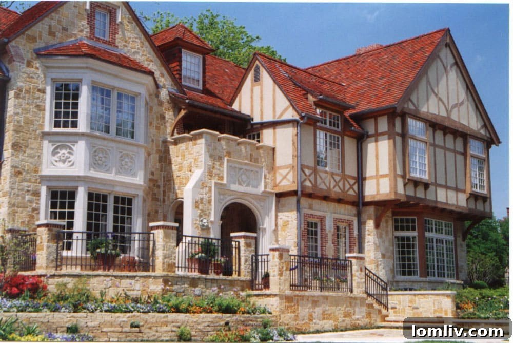 Southern English manor house in Highland Park by Richard Drummond Davis