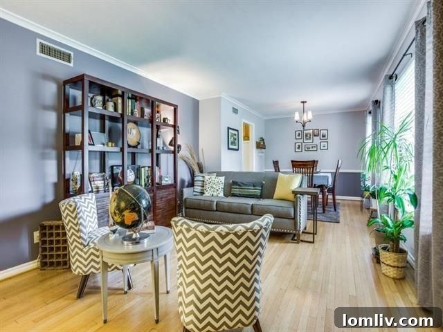 Cozy second living area with natural light