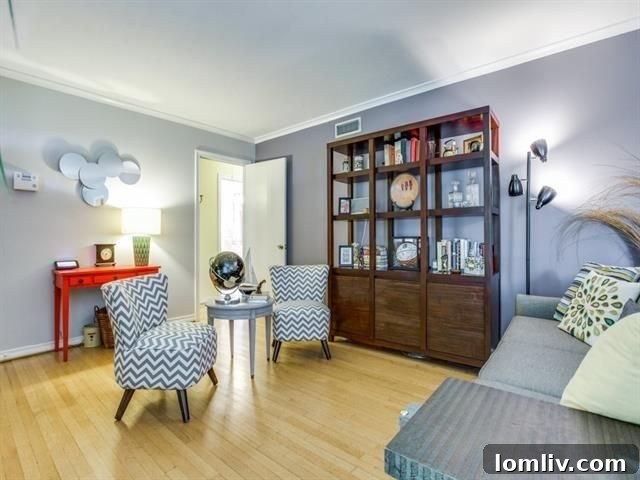 Dining area adjacent to the kitchen with ample light
