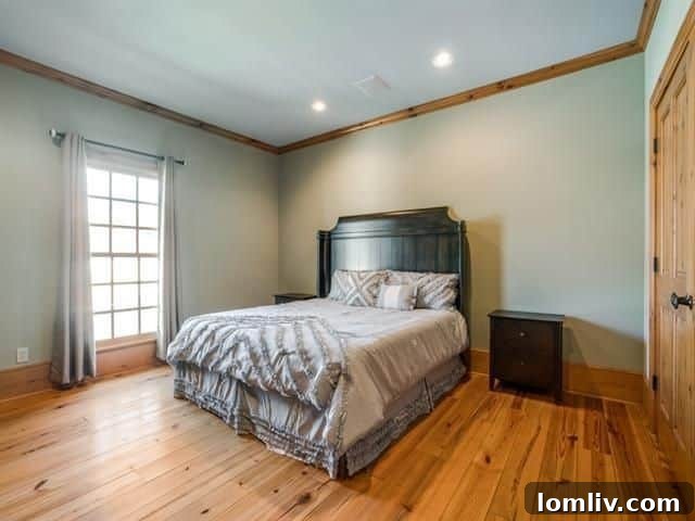Comfortable secondary bedroom with ample space and natural light