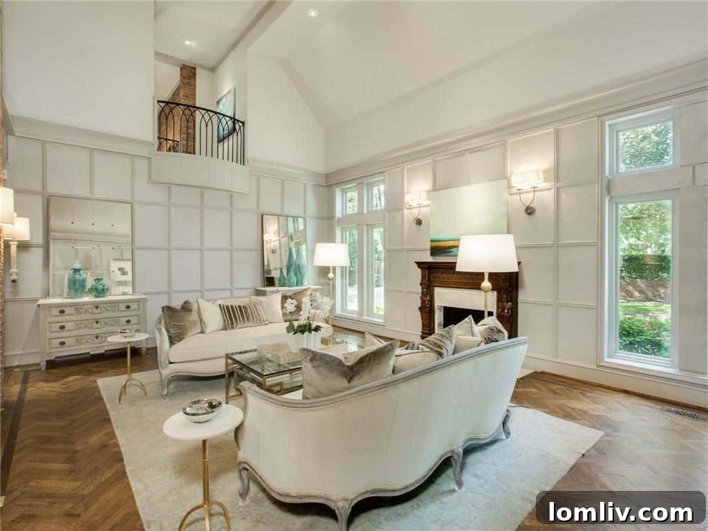 Spacious Interior with High Ceilings