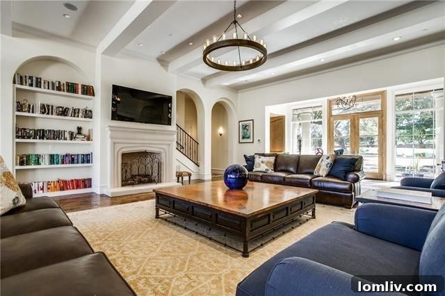 8600 Douglas Living Room - Elegant Transitional Design