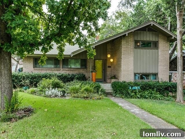 Exterior of Lochwood Midcentury Home at 11826 Cheswick St