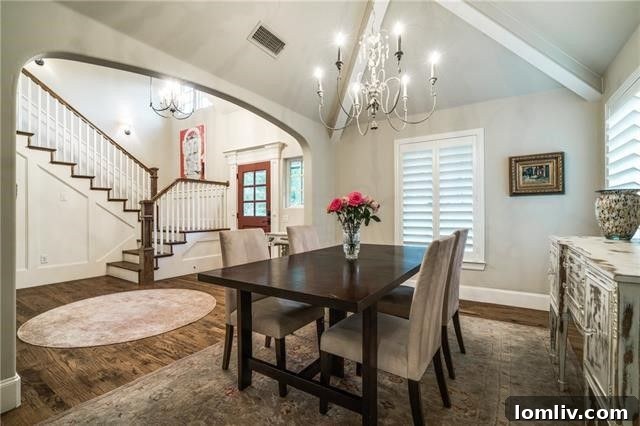 Inviting Entryway and Staircase in 6515 Winton St