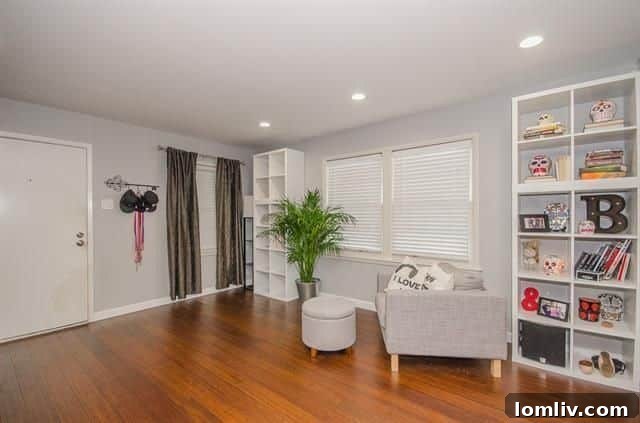 Modern open concept living room at 11379 Lanewood Cir