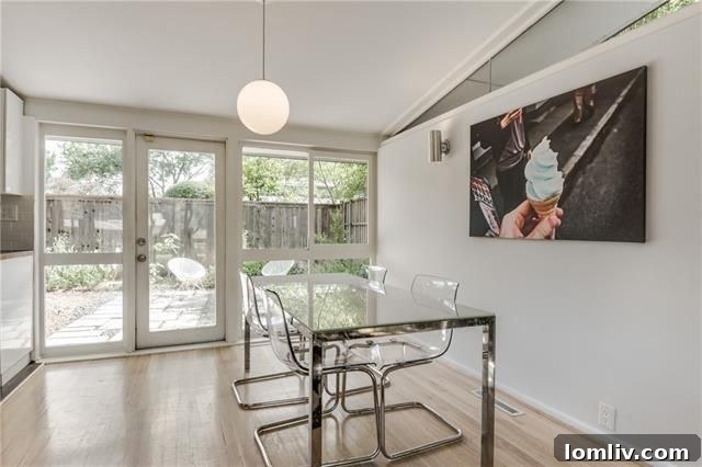 Another perspective of the updated kitchen design
