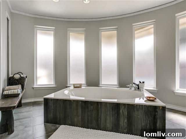 Luxurious contemporary renovated bathroom at 5522 Royal Crest Dr