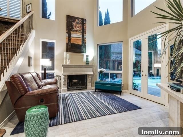 Dramatic entryway with beveled glass doors at 14746 Celestial Pl
