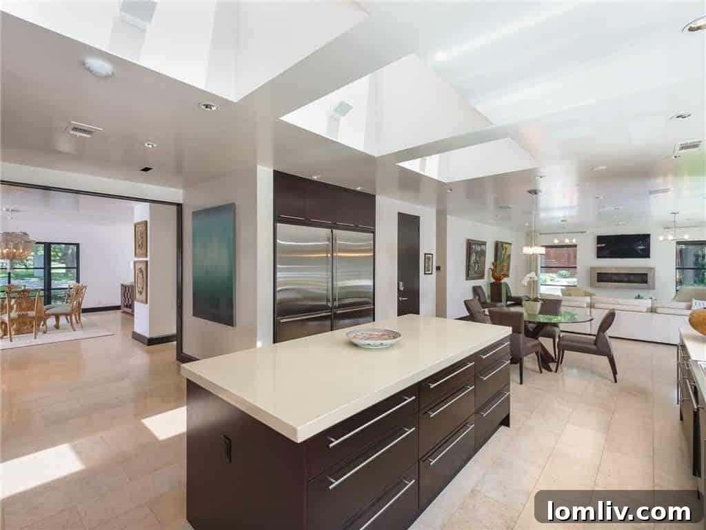 Texas Modern Masterpiece Perfected 14 Modern Kitchen Island with Seating
