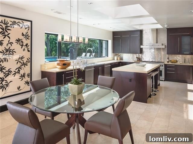 Texas Modern Masterpiece Perfected 15 Chef's Kitchen with Dual Refrigerators