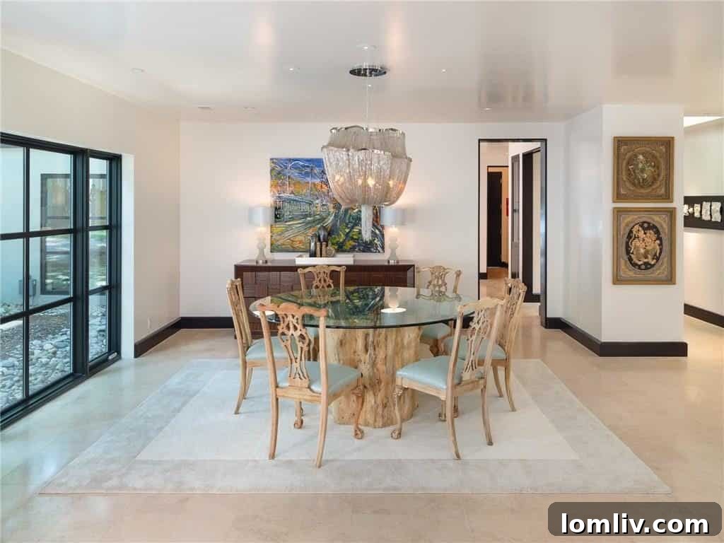 Texas Modern Masterpiece Perfected 6 Contemporary Interior Design with High Ceilings