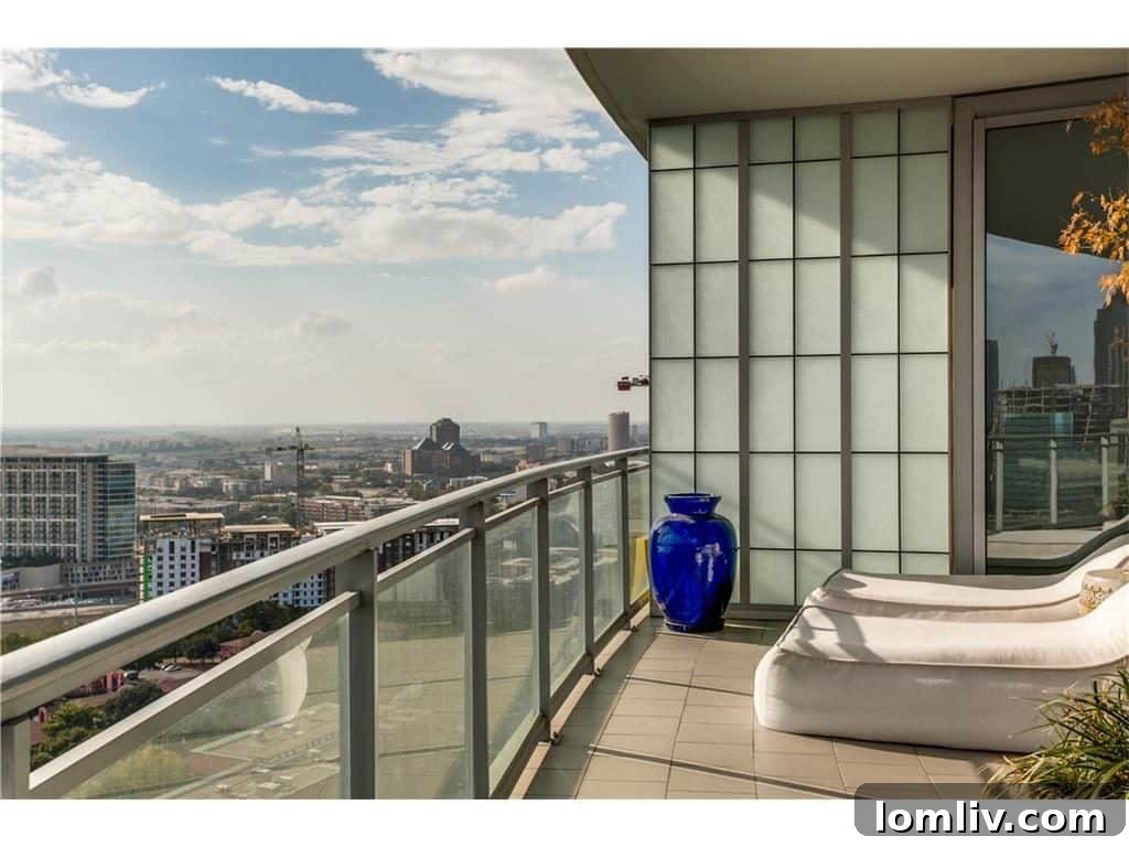Azure Dallas Small Balcony View Luxury Condo