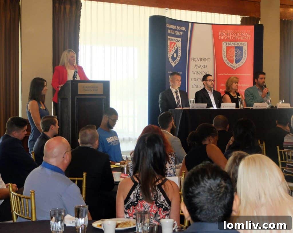 ChampionsLive! Inaugural Superstar Top Producer Panel attendees