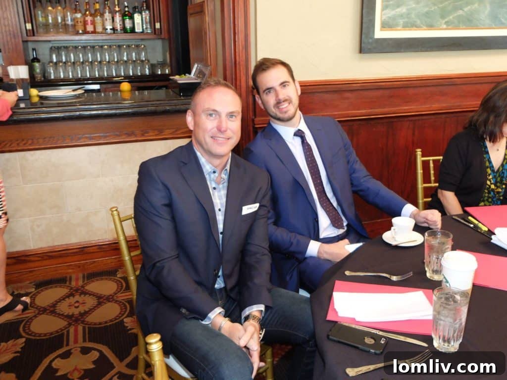 Dallas City Center Realtors Kevin Caskey and Bill Clarkson at the ChampionsLive! event
