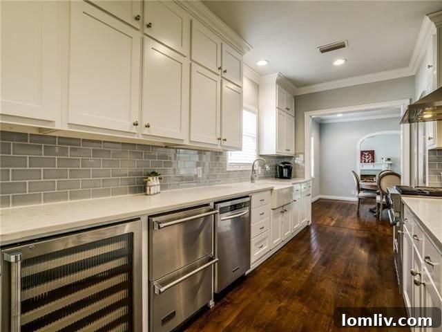 Newly renovated kitchen with Viking appliances and quartz counters