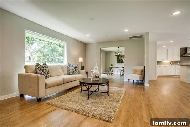 Spacious open-concept living area in 7229 Yamini Dr.