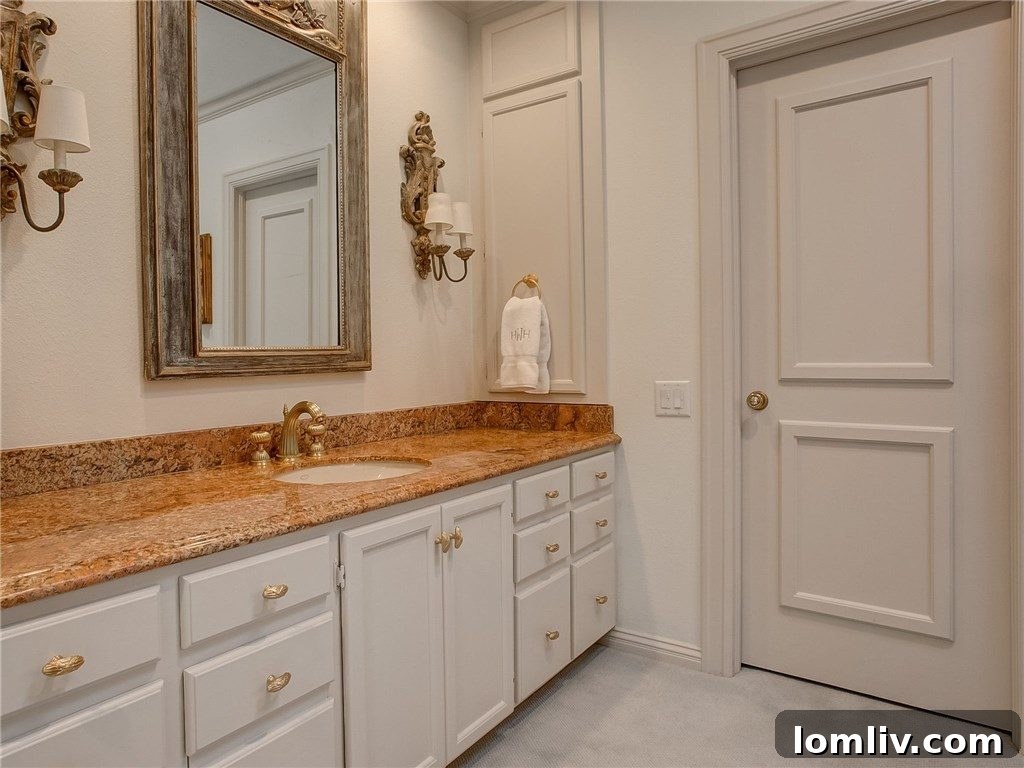 His and Hers Master Bathrooms with Custom Vanities